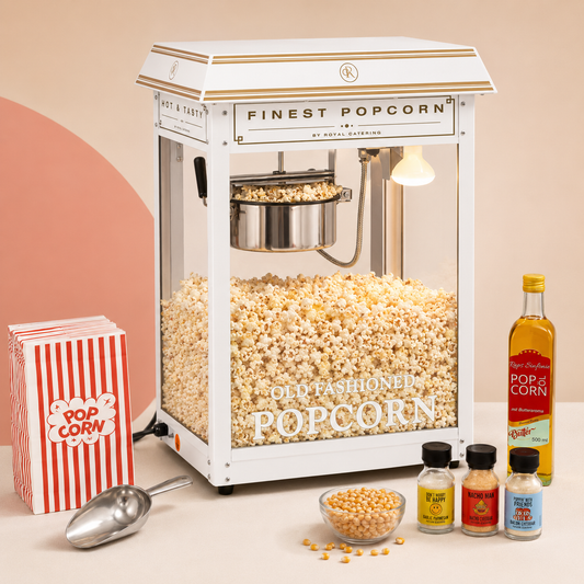 Popcorn-Station Komplettset mit Tüten, Schaufel und Zutaten – mieten für Hochzeit & Firmenfeier Heidenheim