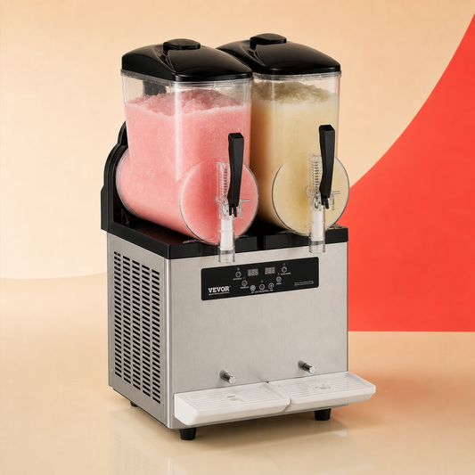 Slushy-Maschine Seitenansicht – Frozen-Drink-Bar mieten für Hochzeit & Firmenfeier Heidenheim