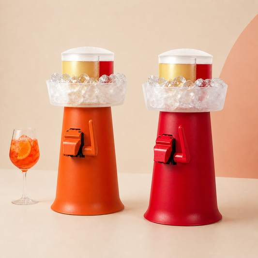 Zwei Spritzer in Rot und Orange – Spritzer-Bar mieten Heidenheim Feierleih