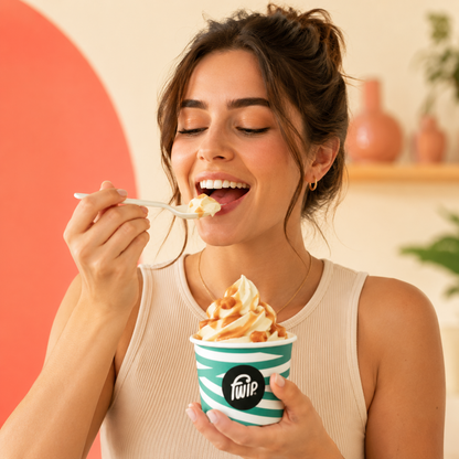 Salted Caramel Italian Gelato