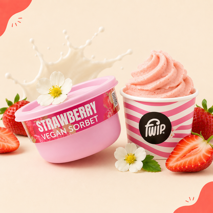 Strawberry Vegan Sorbet