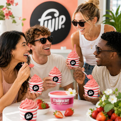 Strawberry Vegan Sorbet