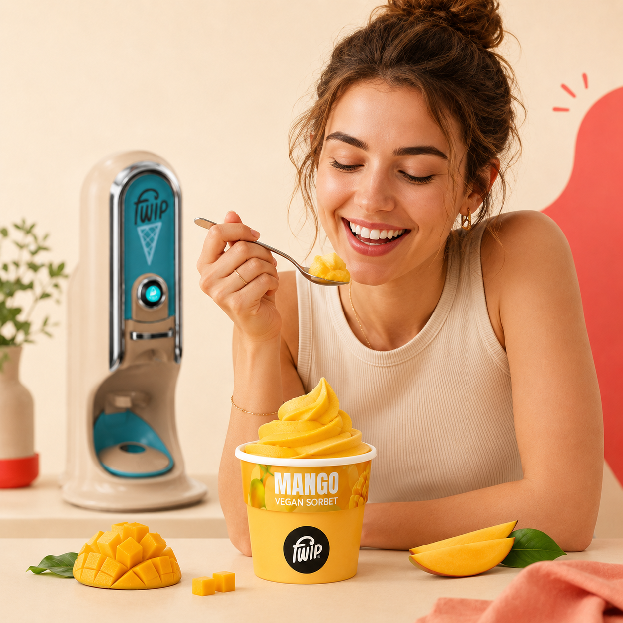 Mango Vegan Sorbet