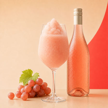 Frozen Rosé Wine Slushy