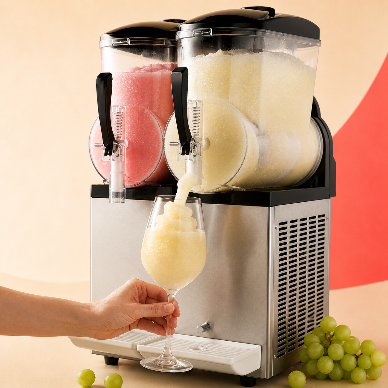 Frozen White Wine Slushy