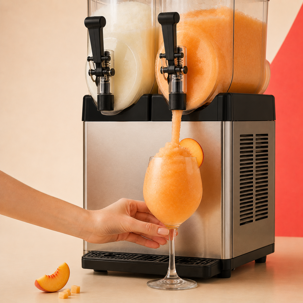 Peach Iced Tea Slushy 0%